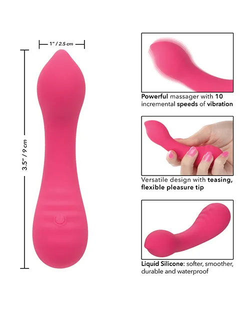 California Exotic Novelties Vibrators Liquid Silicone Pixies Pink