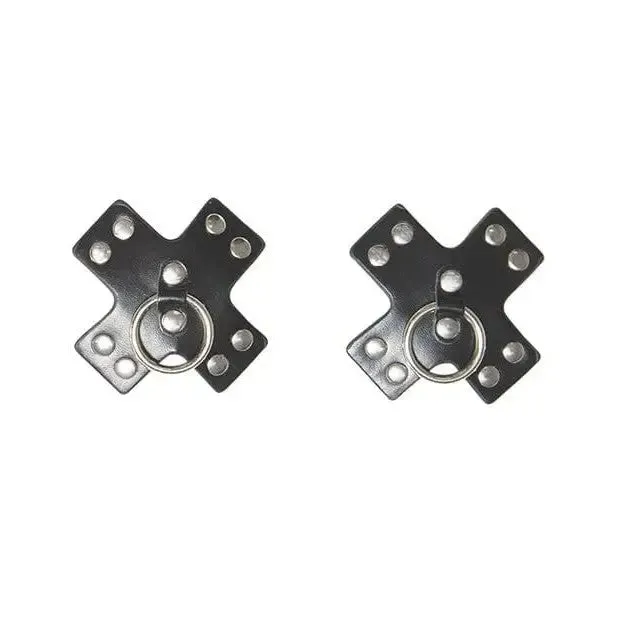 Coquette Studded Cross Reusable Pasties Coquette Vibrators