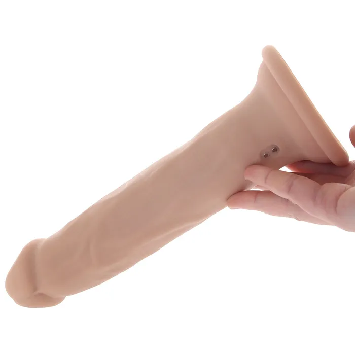 Vibrators Evolved Novelties In Thrust We Trust 95 Inch Thrusting Vibe in Light