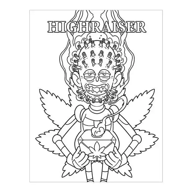 WoodRocket Vibrators Wood Rocket Killer Buds Adult Coloring Book WoodRocket Vibrators Wood Rocket Killer Buds Adult Coloring Book