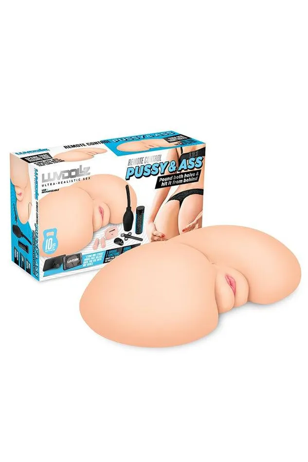 Electric Eel Male Sex Toys Electric Eel Luvdollz Remote Control Pussy Ass Beige