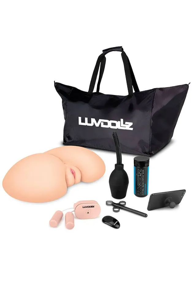 Electric Eel Male Sex Toys Electric Eel Luvdollz Remote Control Pussy Ass Beige