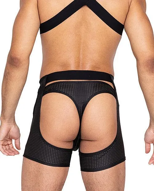 Roma Costume INC Anal Master Thong Wcontoured Pouch Black