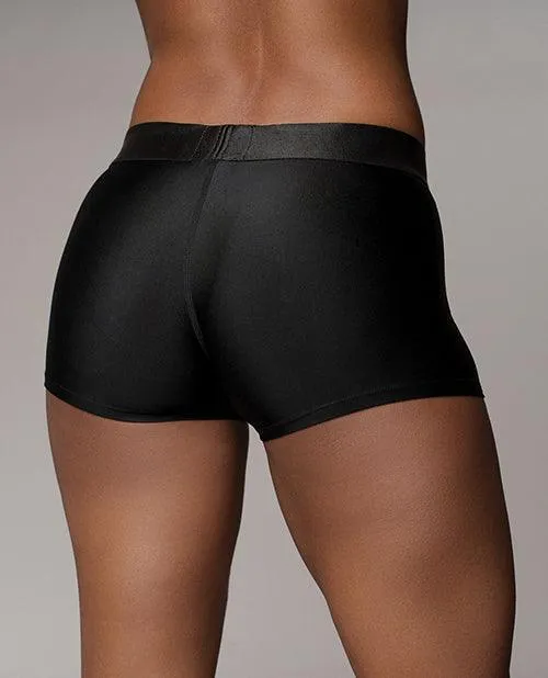 Shots America LLC Shots Ouch Vibrating Strap On Boxer Black Anal