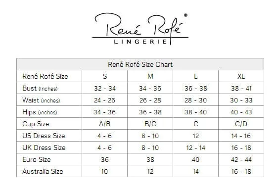 Teddies And Bodies Rene Rofe Rene Rofe Crotchless Lace V Thong