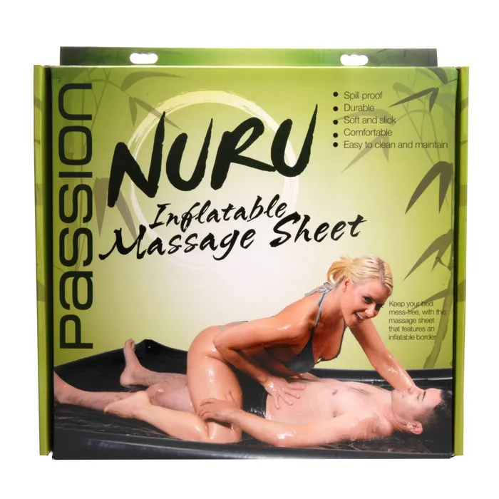 Couples Nuru Inflatable Vinyl Massage Sheet Passion Lubricants