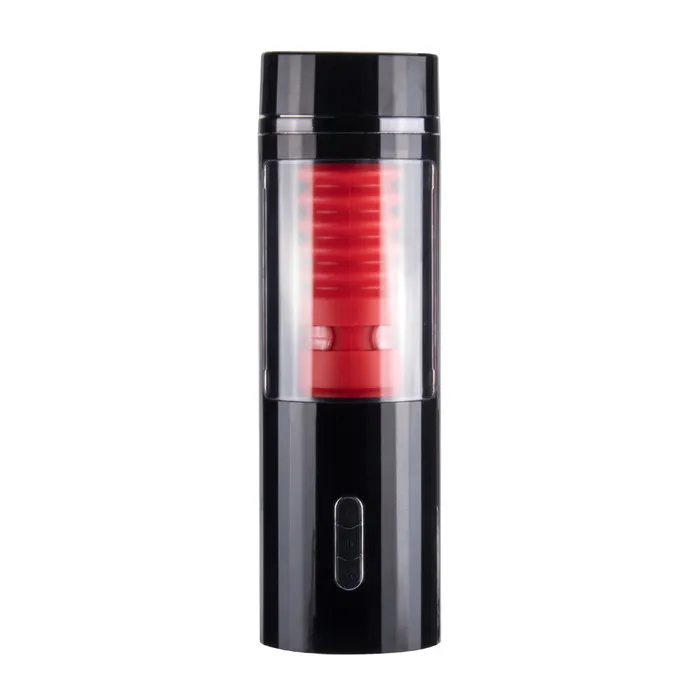 Earlypeach Male Sex Toys 7 Thrusting Vibrating Modes Flame Rose Masturbator