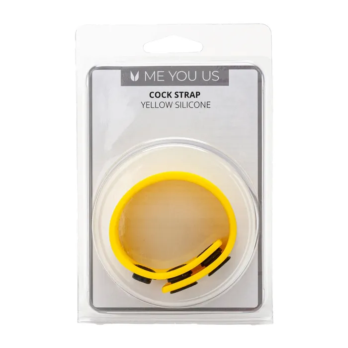 Me You Us Male Sex Toys Me You Us Silicone Cock Strap Yellow