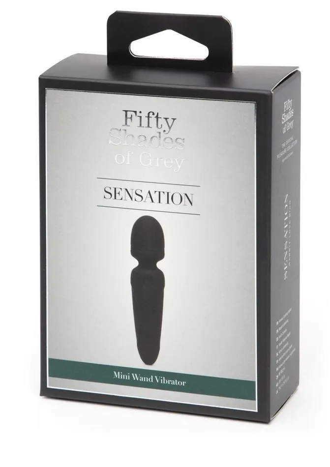 Vibrators Fifty Shades Of Grey Sensation Rechargeable Silicone Mini Wand Vibrator Fifty Shades of Grey