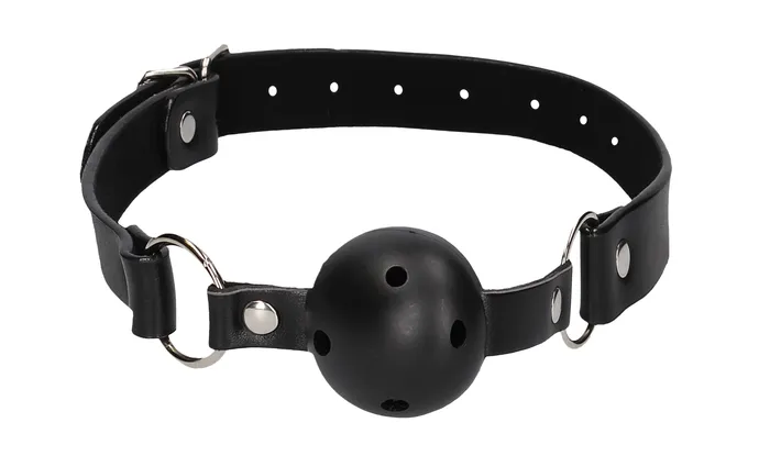 Couples Shots Ouch Breathable Ball Gag With Nipple Clamps Black Couples Shots Ouch Breathable Ball Gag With Nipple Clamps Black