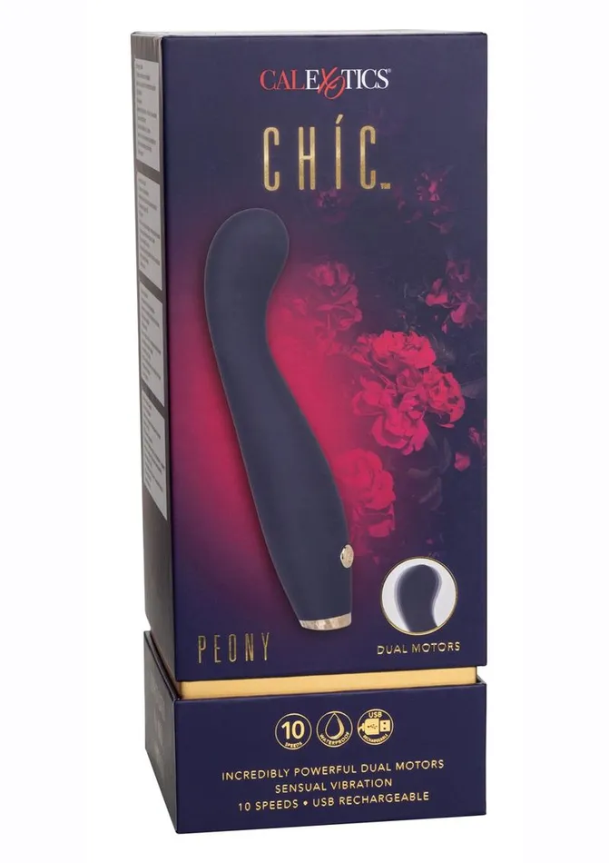 Female Sex Toys Chic Peony Rechargeable Silicone GSpot Vibrator Chic