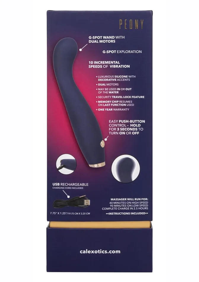 Female Sex Toys Chic Peony Rechargeable Silicone GSpot Vibrator Chic